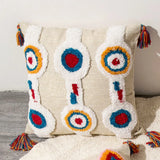Morocco Tufting Pillow Case with Tassels Nordic Geometric Back Pillows Cover Pillowcase Christmas Decorations for Home 45*45cm