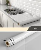 Kitchen Oil-proof Transparent Film Thick Self Adhesive Waterproof Countertop Furniture Marble Wallpaper Bathroom Decor Stickers