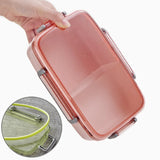 Microwave Lunch Box Independent Lattice For Kids Bento Box Portable Lunch Box Food Storage Container Picnic Snacks Box