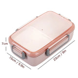 Microwave Lunch Box Independent Lattice For Kids Bento Box Portable Lunch Box Food Storage Container Picnic Snacks Box