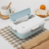 Microwave Heating Lunch Box Creative Phone Stand Bento Box Dinner Food Container Box for Kids School Picnic Office Workers