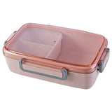 Microwave Lunch Box Independent Lattice For Kids Bento Box Portable Lunch Box Food Storage Container Picnic Snacks Box