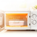 Microwave Heating Lunch Box Creative Phone Stand Bento Box Dinner Food Container Box for Kids School Picnic Office Workers
