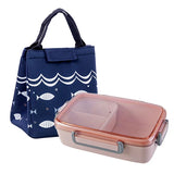 Microwave Lunch Box Independent Lattice For Kids Bento Box Portable Lunch Box Food Storage Container Picnic Snacks Box