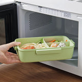 Microwave Lunch Box Independent Lattice For Kids Bento Box Portable Lunch Box Food Storage Container Picnic Snacks Box