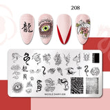 Halloween Stamping plates Stamp For Nails Pumpkin Ghost Nail Polish Templates All for Manicure Nail Designs