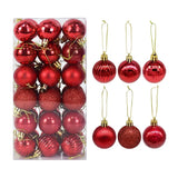 1box Christmas Balls Christmas Tree Ornaments Ball Xmas Hanging Tree Pendants Home Party Decor New Year Gift Noel Navidad