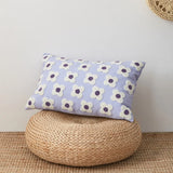 Floral Pillow Case Cotton Back Support Cushion Cover Embroidery Pillowcase Home Dorm Room Decorative Spring Decor 30x50cm