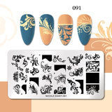 Halloween Stamping plates Stamp For Nails Pumpkin Ghost Nail Polish Templates All for Manicure Nail Designs