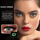 2pcs Magic Series Colored Contact Lenses Eye Natural Color lens eyes Color Contact Lens for Eye Lenses Brown UYAAI Blue lenses