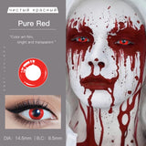 2pcs/pair Anime Cosplay Lenses Comestic Color Contact Lenses for Eyes Anime Accessories with Free Small Cases(Dia:14.5mm