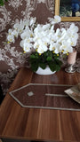 1 Set High Grade Orchids Arrangement Latex Silicon Real Touch Big Size Luxury Table Flower Home Hotel Decor  No Vase
