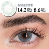 1 Pair for Eyes Yearly Christmas Dropship Gray Party Marine Beauty Gift Dark Circle Pupils Lenses