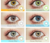 Ocean Color Colored Lenses Color Contact Lenses For Eyes Beauty Pupils Green Multicolored Lenses Contact Lens