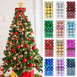 1box Christmas Balls Christmas Tree Ornaments Ball Xmas Hanging Tree Pendants Home Party Decor New Year Gift Noel Navidad