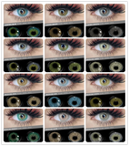 1 Pair Color Contact Lenses for Eyes Natural Brown Lenses Beauty Fashion AURORA lense Blue Lenses Green Eye Contact