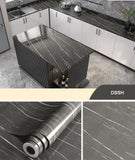 Kitchen Oil-proof Transparent Film Thick Self Adhesive Waterproof Countertop Furniture Marble Wallpaper Bathroom Decor Stickers