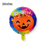 Halloween Decoration Balloon Pumpkin Ghost Spider Foil Balloons Toys Bat Globos Halloween Party Supplies