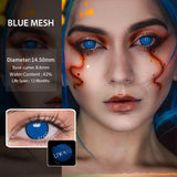 1 Pair Anime Cosplay Contacts Lenses Color Contact Lenses Anime lenses Red Lens White Lenses Anime Accessories Pink Lenses