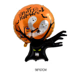 Halloween Decoration Balloon Pumpkin Ghost Spider Foil Balloons Toys Bat Globos Halloween Party Supplies