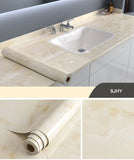 Kitchen Oil-proof Transparent Film Thick Self Adhesive Waterproof Countertop Furniture Marble Wallpaper Bathroom Decor Stickers
