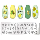 Halloween Nail Stamping Plates Snowflake Festival Pattern Nail Art Image Plates Stainless Steel Nail Art Plate Stencil