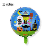 Halloween Decoration Balloon Pumpkin Ghost Spider Foil Balloons Toys Bat Globos Halloween Party Supplies