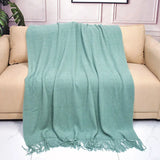 Nordic Knitted Blanket for Bed Thicken Winter Warm Sofa Cover Soft Plaid Bedspread Bed Sofa Decorative Throw Blankets Tapestrape