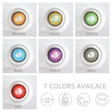 Color Contact Lenses For Eyes Anime Cosplay Colored Lenses Blue Green Multicolored Lenses Contact Lens Beauty Makeup