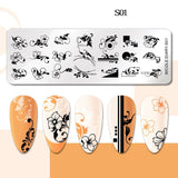 Halloween Stamping plates Stamp For Nails Pumpkin Ghost Nail Polish Templates All for Manicure Nail Designs