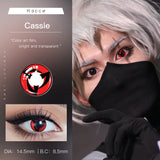 2pcs/pair Anime Cosplay Lenses Comestic Color Contact Lenses for Eyes Anime Accessories with Free Small Cases(Dia:14.5mm