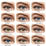 Yearly Cosmetic Contact Lens Contact Lenses Color Beautiful Natural Contact Lenses for Eyes