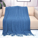 Nordic Knitted Blanket for Bed Thicken Winter Warm Sofa Cover Soft Plaid Bedspread Bed Sofa Decorative Throw Blankets Tapestrape