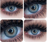  2PCS Pola Colored Contact Lenses Colored Contact Lens for Eyes 1 Pair Contact Lenses Natural Beauty Color Lens Eyes