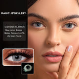 2pcs Magic Series Colored Contact Lenses Eye Natural Color lens eyes Color Contact Lens for Eye Lenses Brown UYAAI Blue lenses