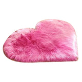Plush Living Room Carpet Heart Shaped Bedroom Bedside Mat Cute Girl Bay Window New Home Textile Thickened Rug Pinterest
