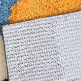 Tufting Grids Bathmat Chic Bathroom Rug Soft Fluffy Geometric Mat Carpet Floral Floor Anti Slip Pad Aesthetic Home Room Decor