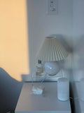 Pleated Ceramic Table Lamp