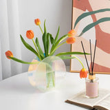 Nordic Acrylic Creative Vase Flower Container for Living Room Home Decoration Gift  Flower Vases