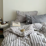 Thiened Milk Velvet Bedding Set Winter Warm Double-Sided Fce Duvet Cover Purple Velvet Bedding Kit for Cold Weather