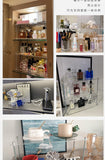 Acrylic Rack Multi-layer Bathroom Desktop Perfume Storage Rack Water Cup Cosmetics Display Rack 3 Layer Table Organizer Shelf