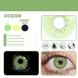 Ocean Color Colored Lenses Color Contact Lenses For Eyes Beauty Pupils Green Multicolored Lenses Contact Lens