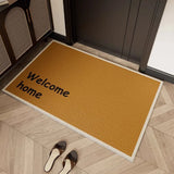 Simple Designed Wire Loop Welcome Entryway Door Mat Absorbent Dirt Resist Non-Slip Backing Doormat For Front Door Decor