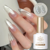 10ml Pink Gold Water Light Cat Magnetic Gel Polish HEMA TPO FREE Aurora Glitter Crystal Soak Off UV Varnish Manicure