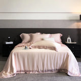 4Pcs Natural Bamboo Fiber Super Soft Silky Cool Feeling Skin-friendly Bedding Set Duvet Cover Bed Sheet/Fitted Sheet Pillowcases