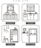 Retro White Ventilate Curtain Double-Layer Pure Cotton Kitchen Door Curtains Cafe Living Room Window Kitchen Half Curtain Decor
