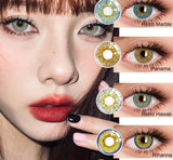  1 Pair Lens Korea Colored Contact Lenses for Eye Color Lenses Big Eye Lenses Brown Lenses Blue Eye Lenses Hotsale