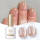 10ml Pink Gold Water Light Cat Magnetic Gel Polish HEMA TPO FREE Aurora Glitter Crystal Soak Off UV Varnish Manicure