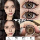 Colored Contact Lenses 14.5mm Natural Look Lenses  Women Beauty Colored Pupils Green Contact Lenses Blue Contact Lenses