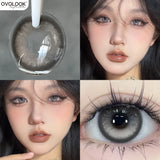 2pcs/pair Beauty Purple Contact Lenses for Eyes Myopia Colored Contact Lenses Natural Blue Lens Fashion Cosplay Pupils